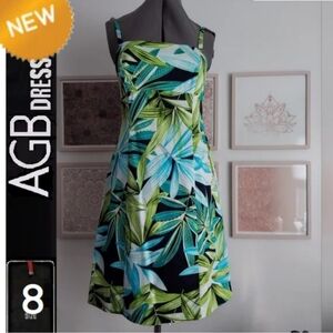 🆕💖2/$20-Tropical dress, NWT, size 8, AGB